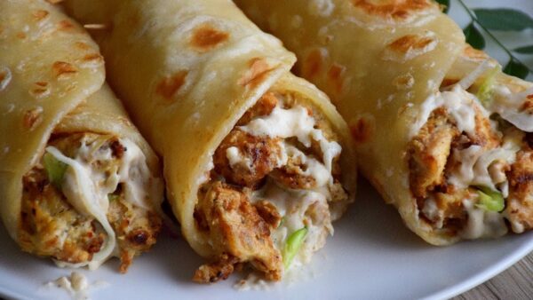 Chicken Malai Boti Roll