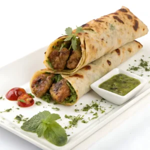 Beef Seekh Kabab Roll