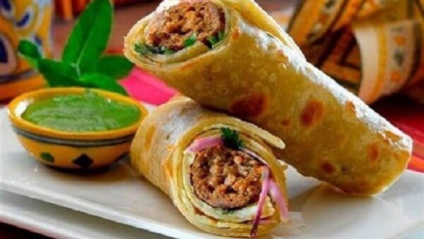 Beef Gola kabab Roll